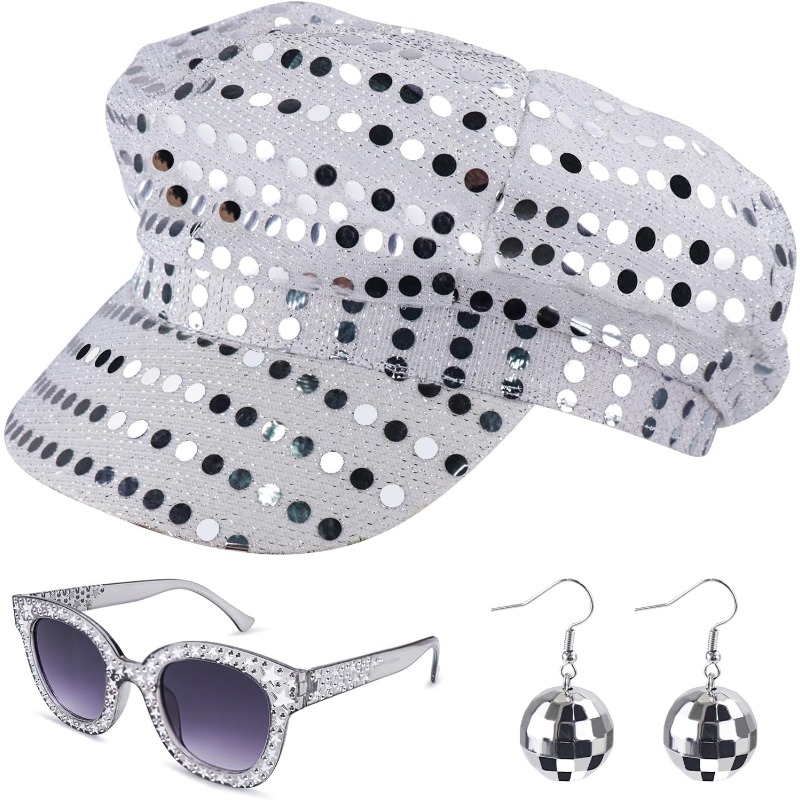 Women'S Accessories In The 70S - 3PCS 70s Costume da discoteca Accessori