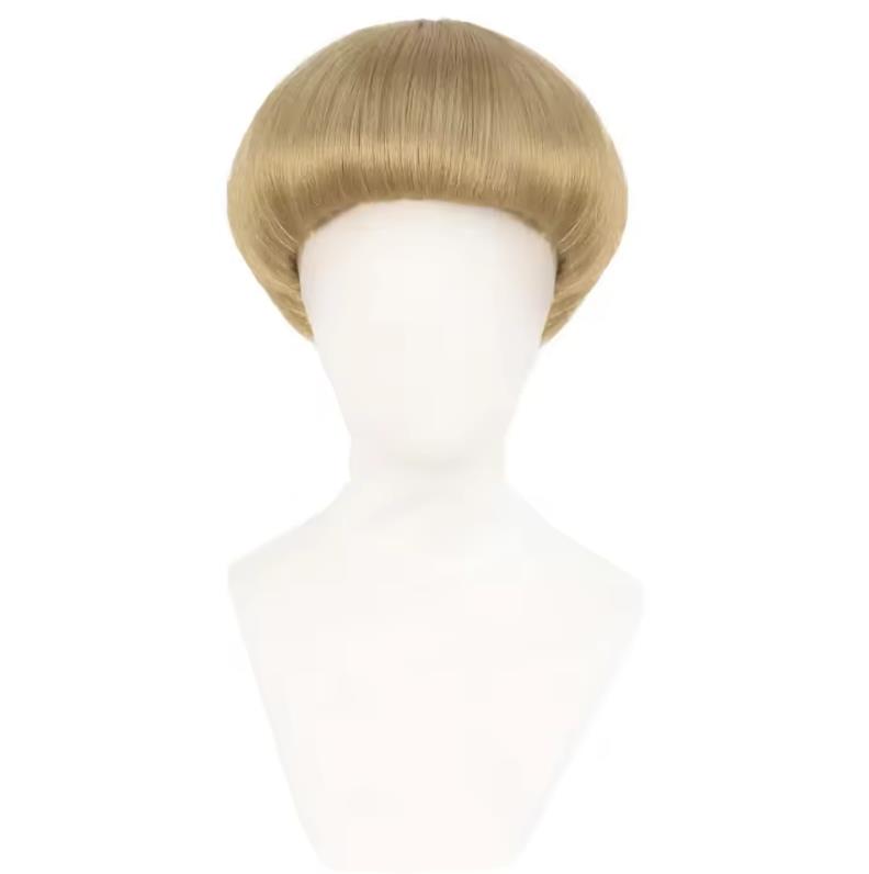 Women'S Accessories In The 70S - Parrucca Bob Bionda Corta con Frangia,
