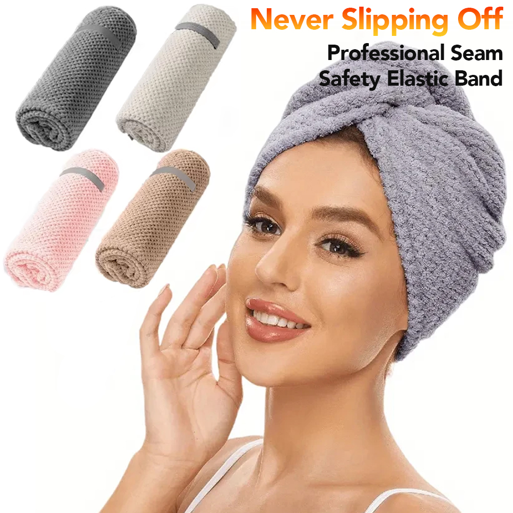 Hair Band Elastic - Asciugamano per Capelli in Microfibra Extra