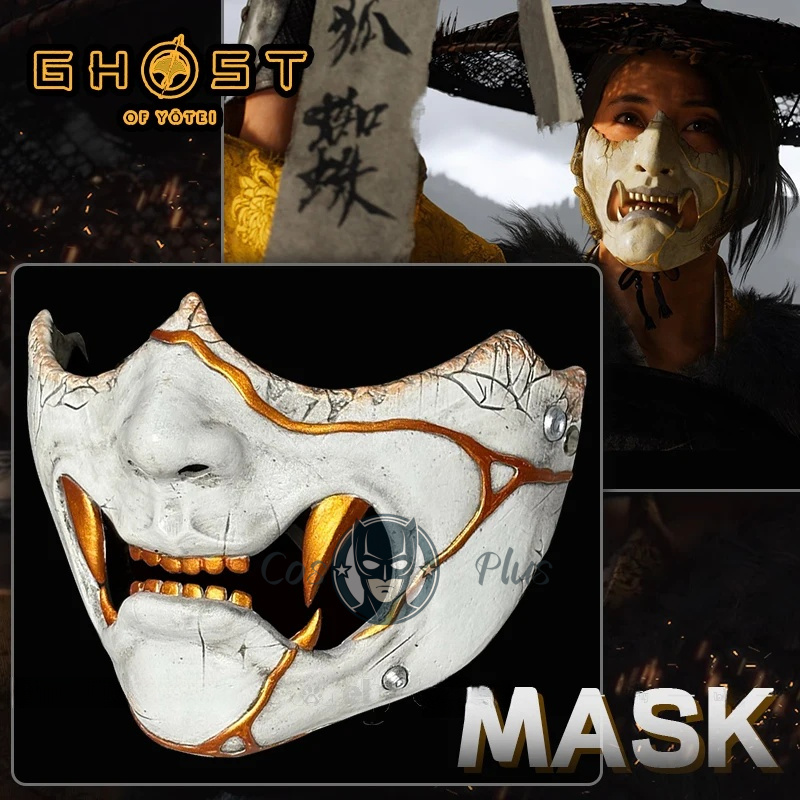 Women Accessories Set - Gioco Fantasma di Yotei Atsu Maschera