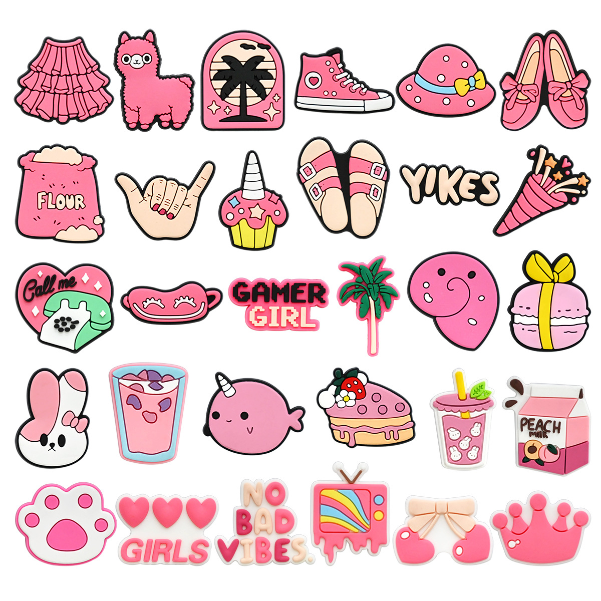 Women'S Accessories Crocs - Simpatici ciondoli per scarpe rosa decorazione