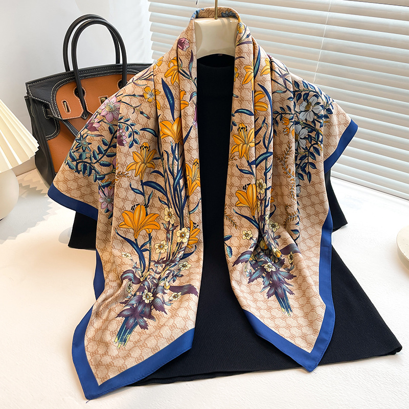 Women'S Accessories For Neck - Nuovo Foulard in Raso Twill 90cm,