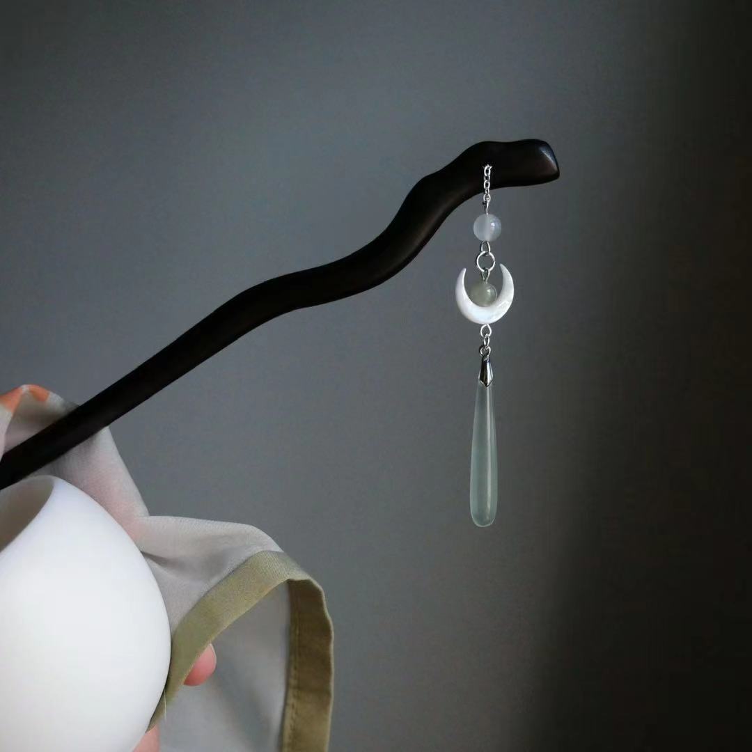 Hair Fork Stick - Bastoncino per capelli tradizionale in legno