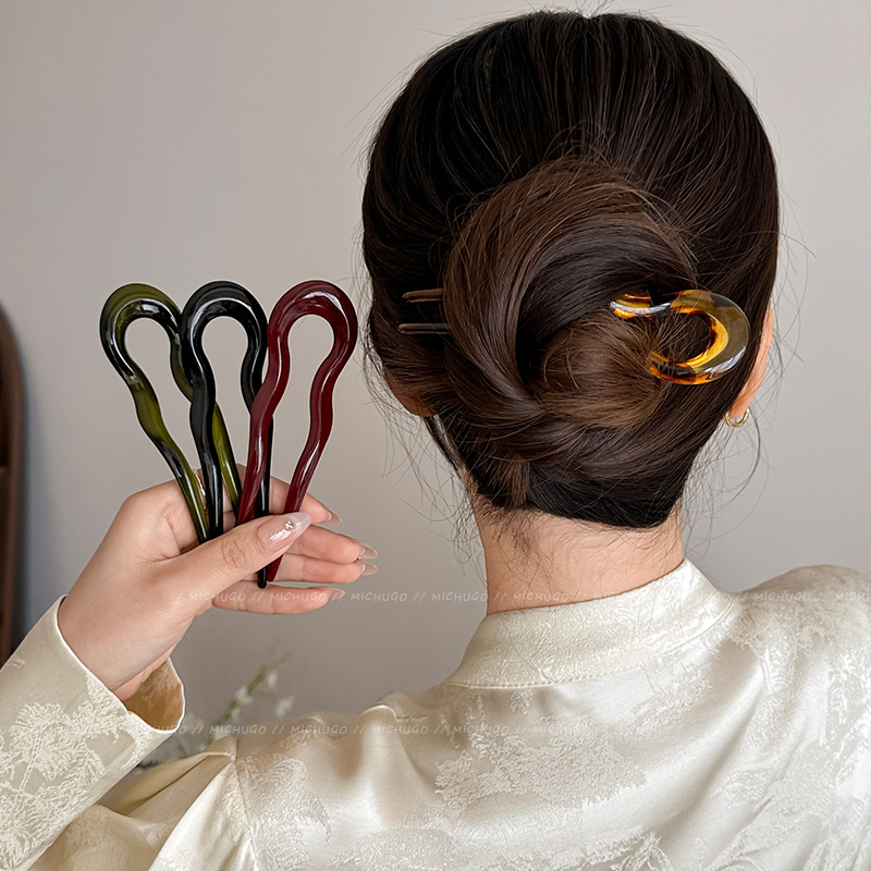 Hair Fork Stick - Forcina a U 2026 alla Moda
