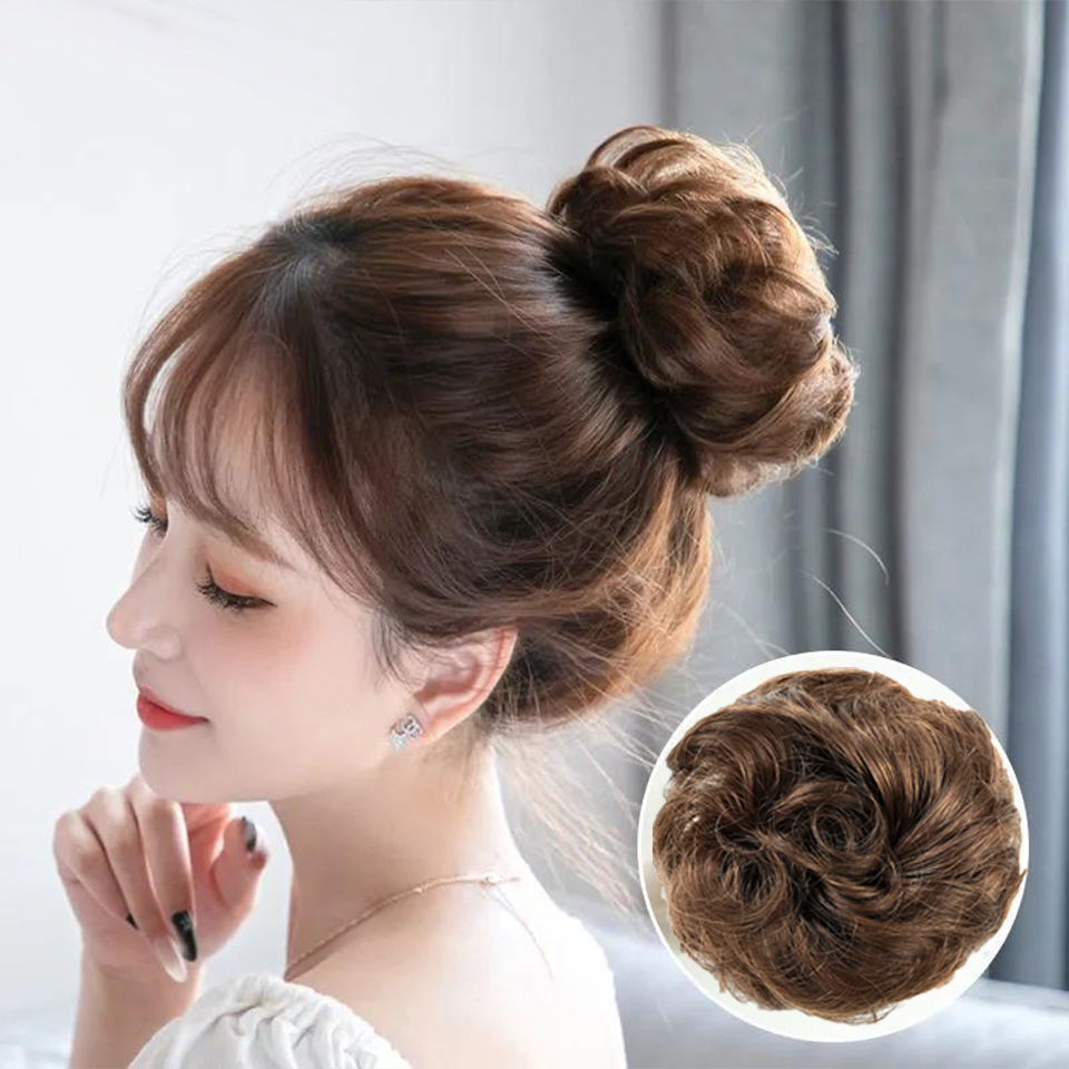 Hair Band Elastic - Capelli umani brasiliani da 4 pollici