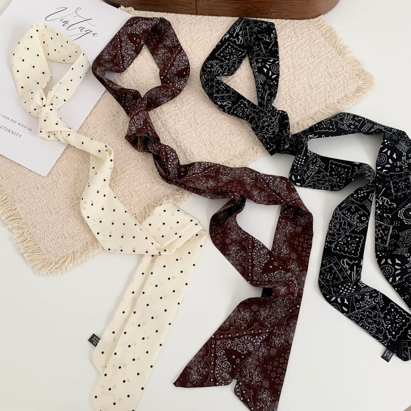 Women'S Accessories For Neck - Sciarpa Lunga a Pois per Donna,