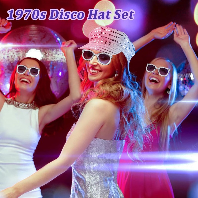 3PCS 70s Costume da discoteca  - Women'S Accessories In The 70S recensione e prezzo