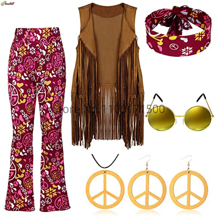 2023 Halloween Hippie Costume  - Women'S Accessories In The 70S recensione e prezzo