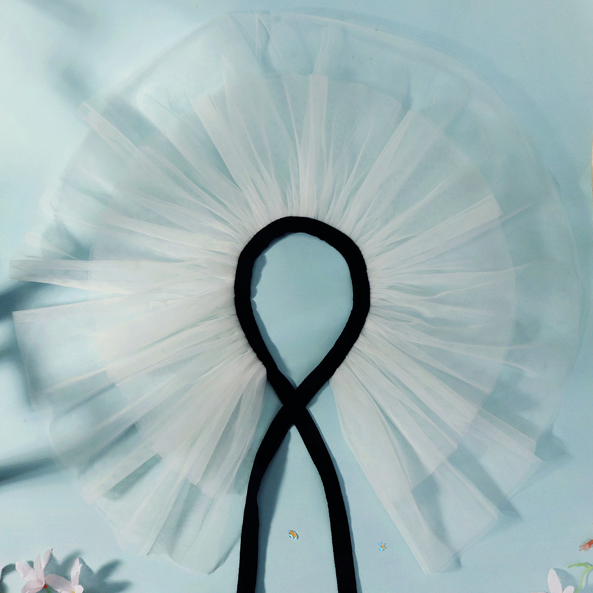 Colletto con volant in tulle a - Women'S Victorian Accessories recensione e prezzo
