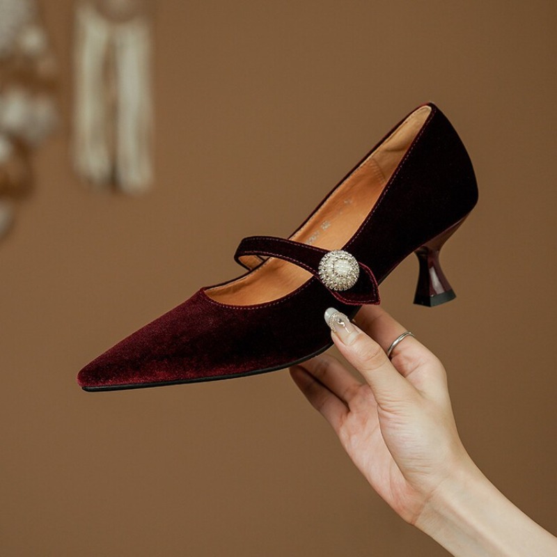 Scarpe Mary Jane a punta rosso - Women'S Shoes And Accessories recensione e prezzo