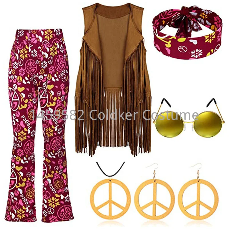 Costume hippie da donna Peace  - Women'S Accessories In The 70S recensione e prezzo