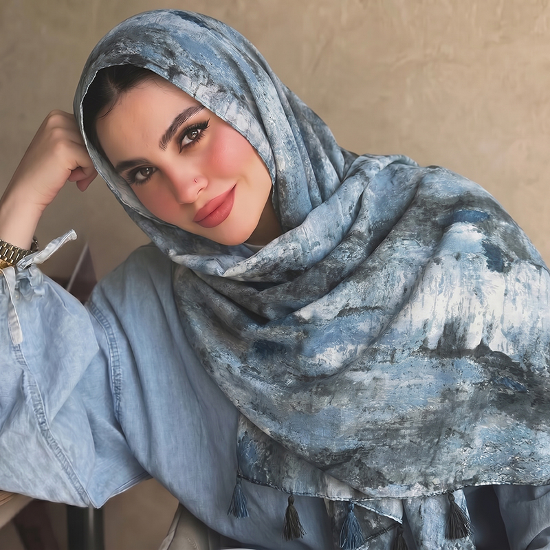 Hijab con stampa a inchiostro  - Women'S Accessories For Neck recensione e prezzo