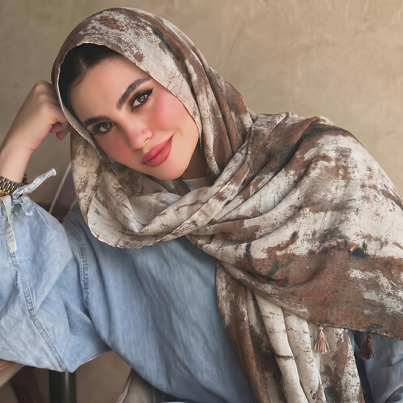 Hijab con stampa a inchiostro  - Women'S Accessories For Neck recensione e prezzo