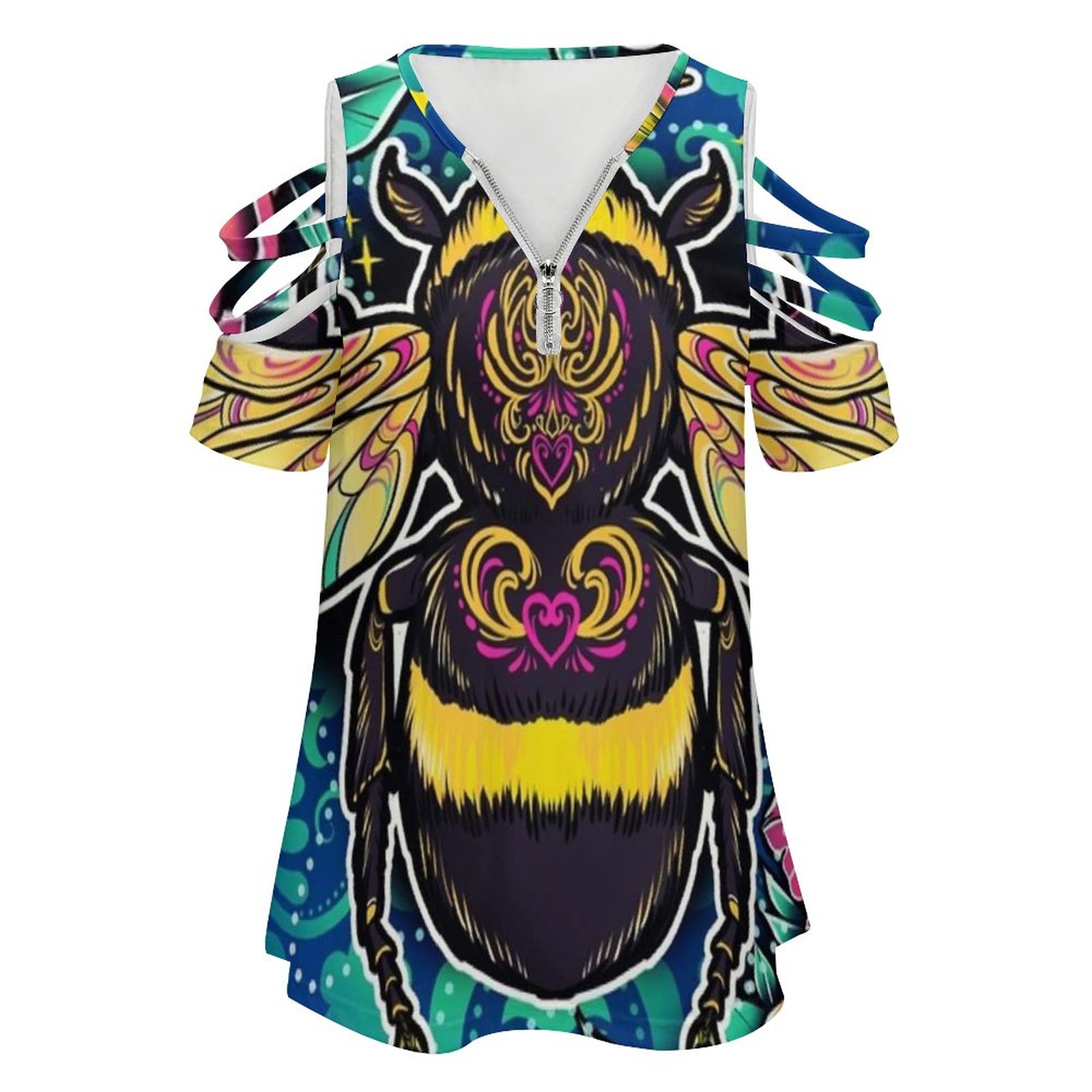 New Fashion Zip Off Spalla Top - Women Accessories Drawing recensione e prezzo