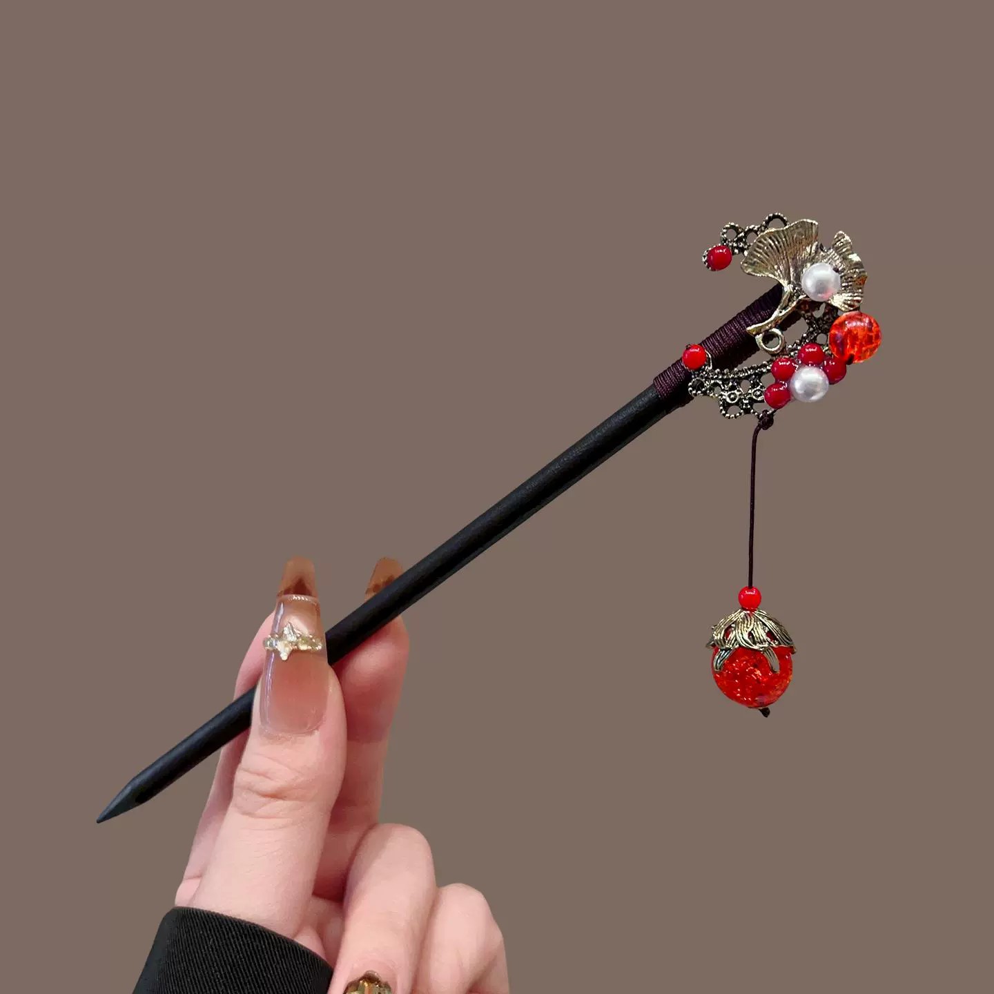 Forcina per capelli in legno a - Hair Fork Stick recensione e prezzo