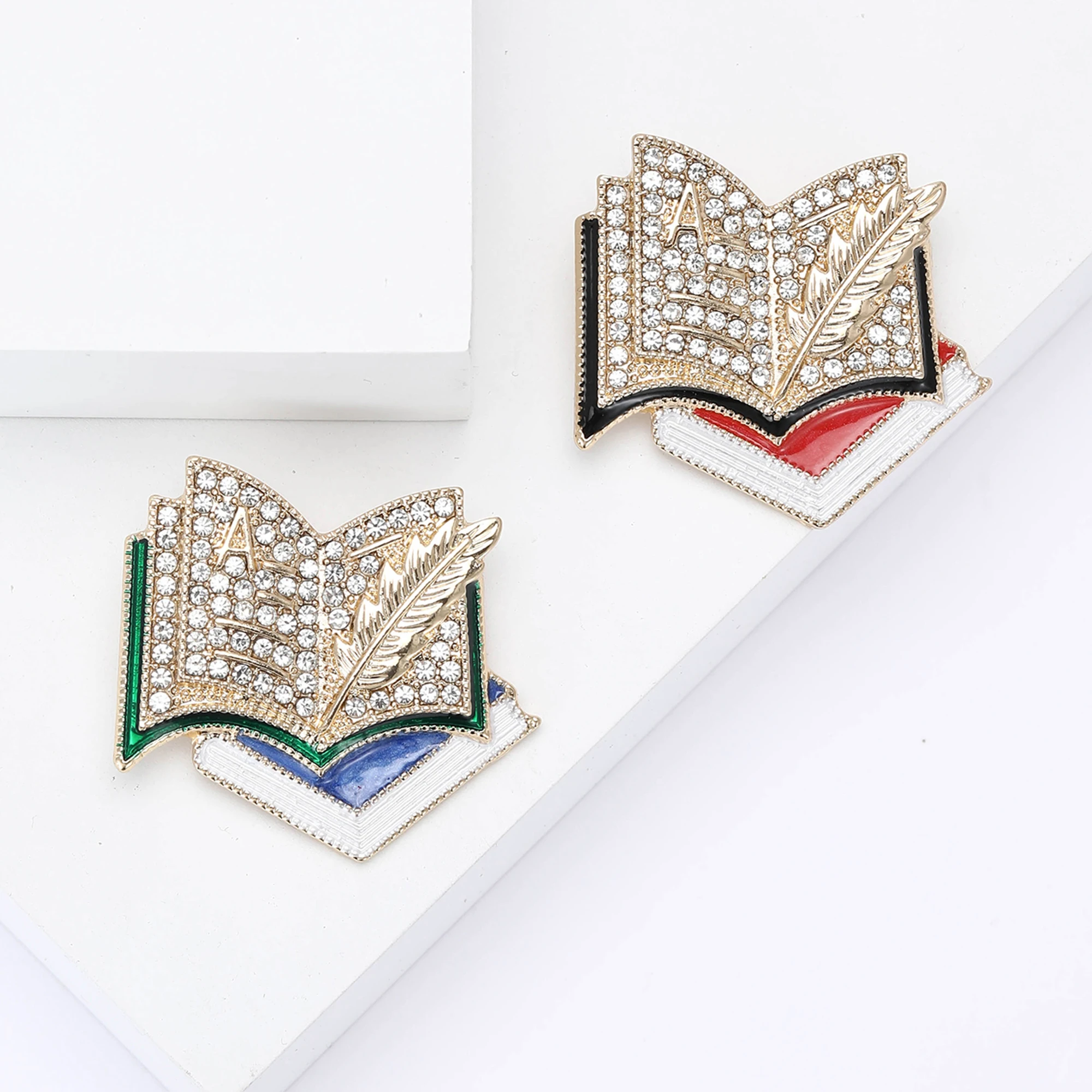 Moda strass penna d'oca spilla - Women Accessories Drawing recensione e prezzo