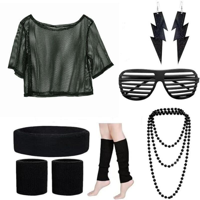 Set Costume Hippie Anni '80, T - Women Accessories Kit recensione e prezzo