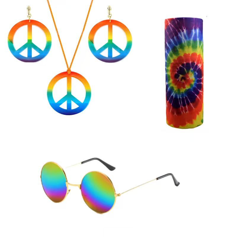 PESENAR Set costume hippie Occ - Women'S Accessories In The 70S recensione e prezzo