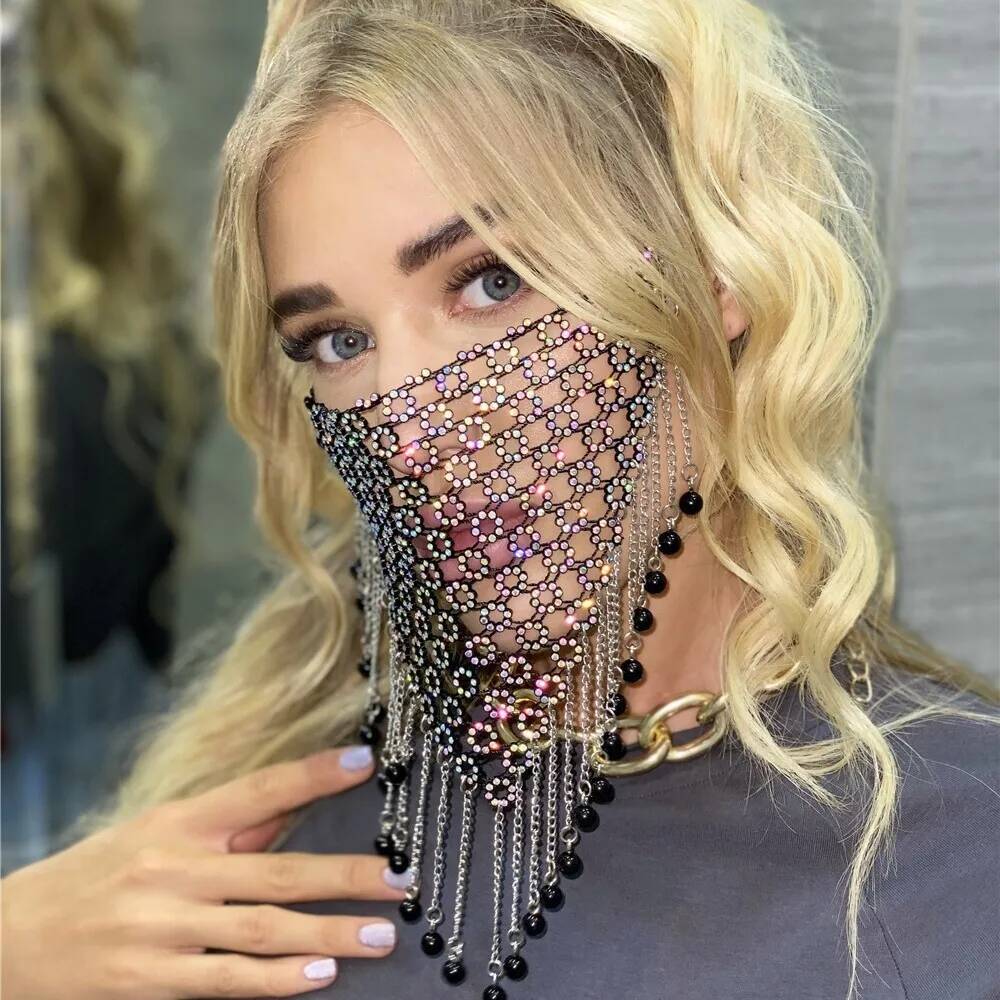 Nuove Maschere con Velo e Napp - Women Accessories Set recensione e prezzo
