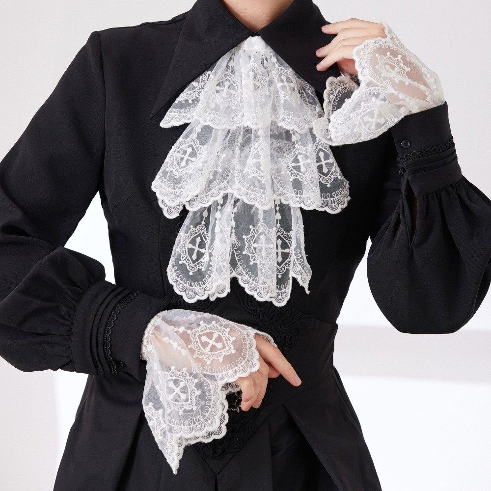 Collare Jabot in pizzo stile v - Women'S Victorian Accessories recensione e prezzo