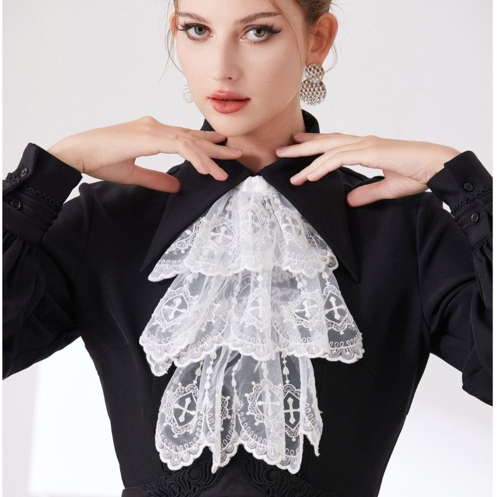 Collare Jabot in pizzo stile v - Women'S Victorian Accessories recensione e prezzo